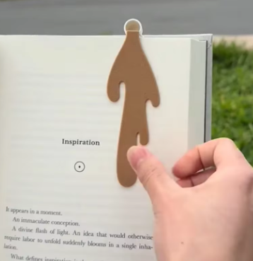 Marcapáginas Creativo con Forma de Café